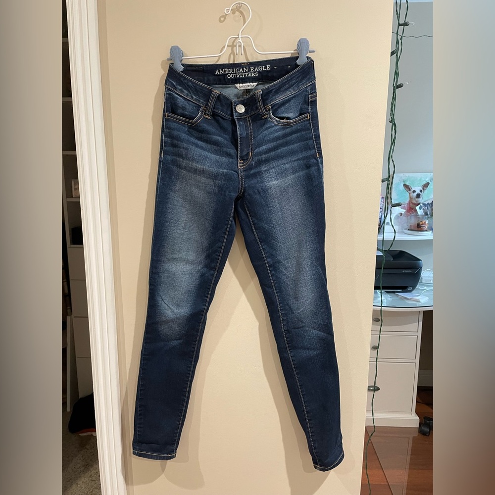 Straight leg jeans